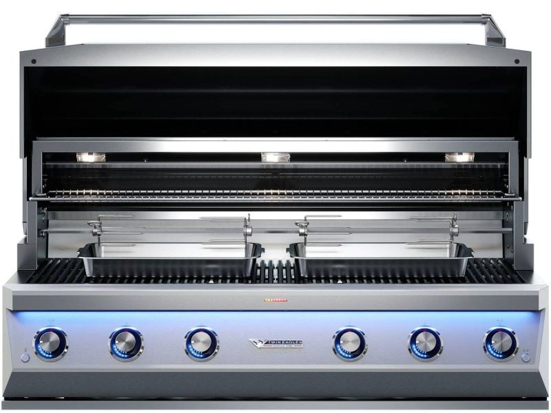 Twin Eagles 54″ Gas Grill with Infrared Rotisserie and Sear Zone